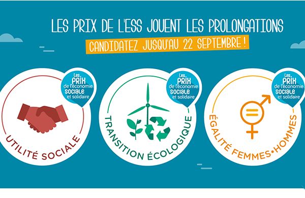 Encore quelques jours pour candidater aux Prix ESS !