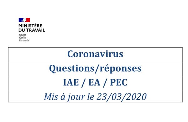 CoVid19 et IAE-EA
