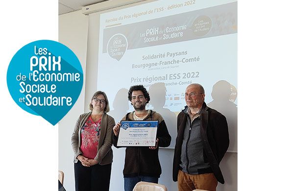 Solidarité Paysans reçoit le Prix régional de l’ESS