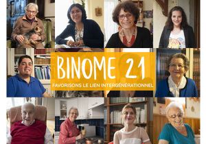 Binôme 21, favoriser le lien intergénérationnel