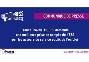Communiqué de l’UDES