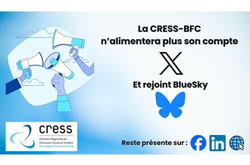 La CRESS BFC quitte le réseau social X