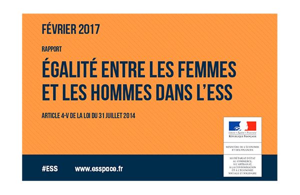 Rapport égalité entre les femmes et les hommes dans l'ESS