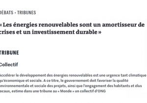 Tribune parue dans Le Monde co-signée par ESS France